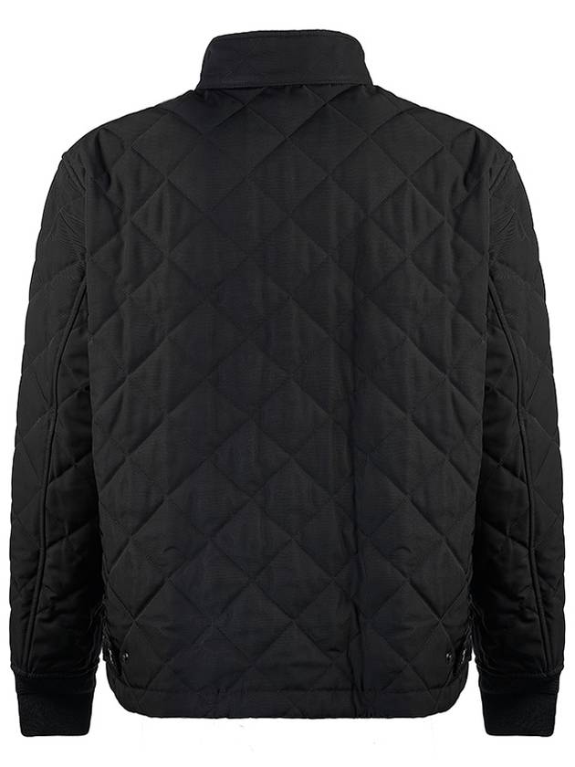 Burberry Diamond Quilted Thermoregulated Jacket Black