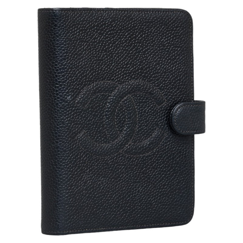 Top Quality Chanel Coco Handbook Cover Agenda Black Caviar S  CHANEL