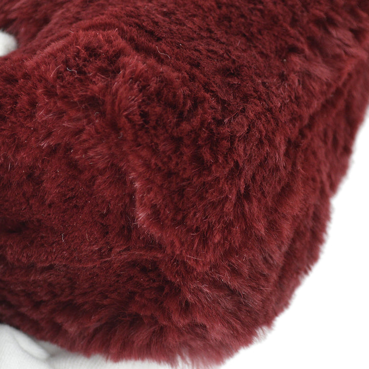 Top Quality Chanel 2000-2001 Chain Tote Bag Bordeaux Fur