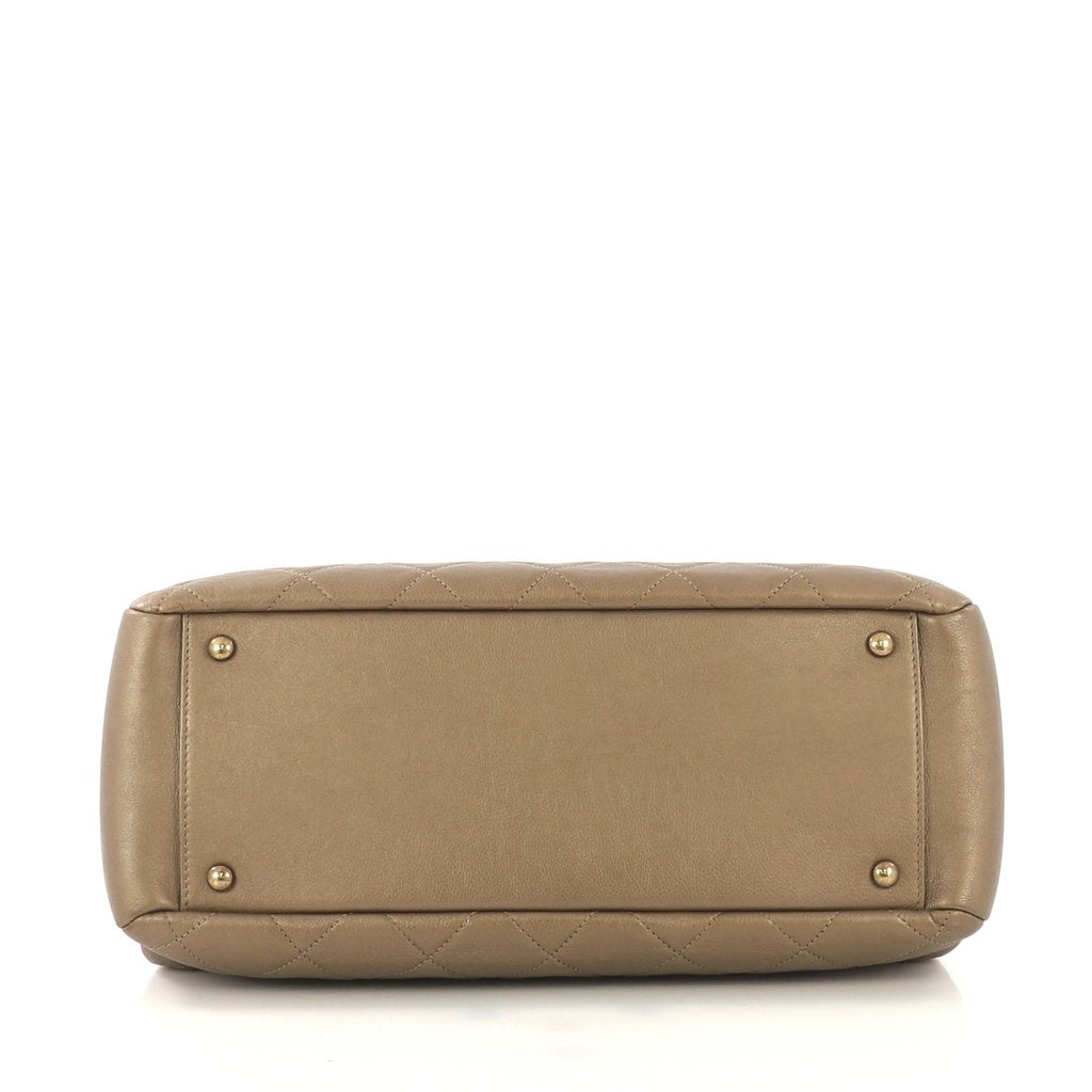 Chanel CC Crown Medium Calfskin Bag