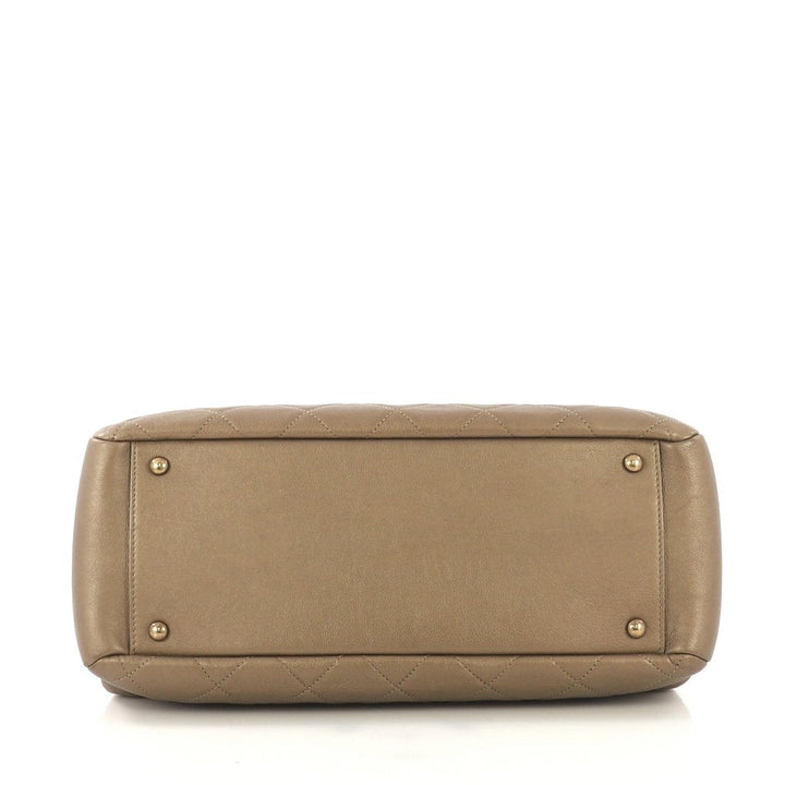 Chanel CC Crown Medium Calfskin Bag