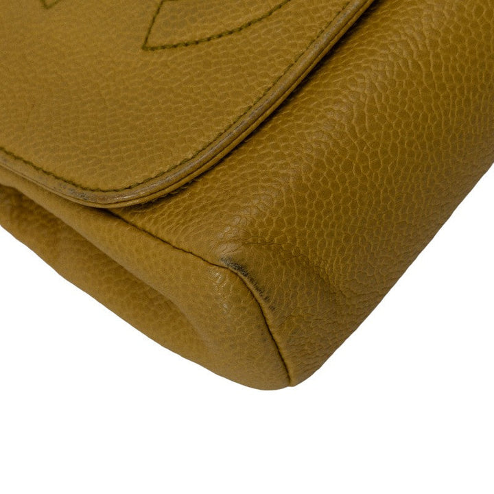 Top Quality Chanel Cocomark Porch Yellow Caviar   Chanel