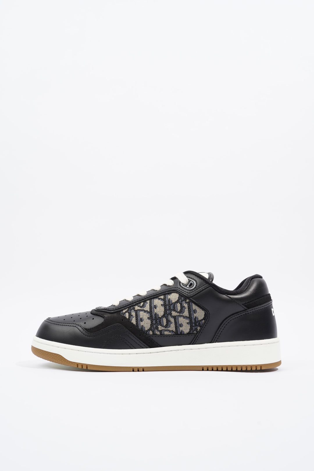 Christian Dior B27 Low-top Black / White / Navy Oblique Leather EU 41 UK 7