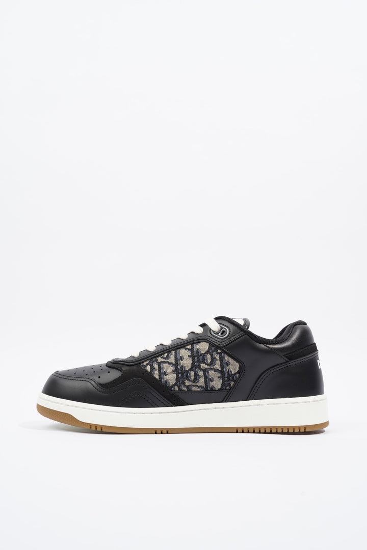 Christian Dior B27 Low-top Black / White / Navy Oblique Leather EU 41 UK 7