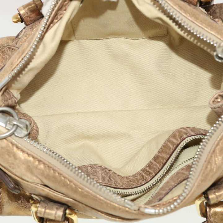 Chloe Paddington Hand Bag Leather Gold 0207515366 42584
