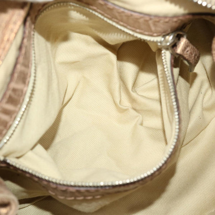 Chloe Paddington Hand Bag Leather Gold 0207515366 42584