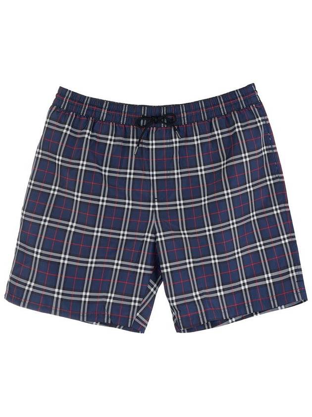 Burberry Check Swim Shorts Navy