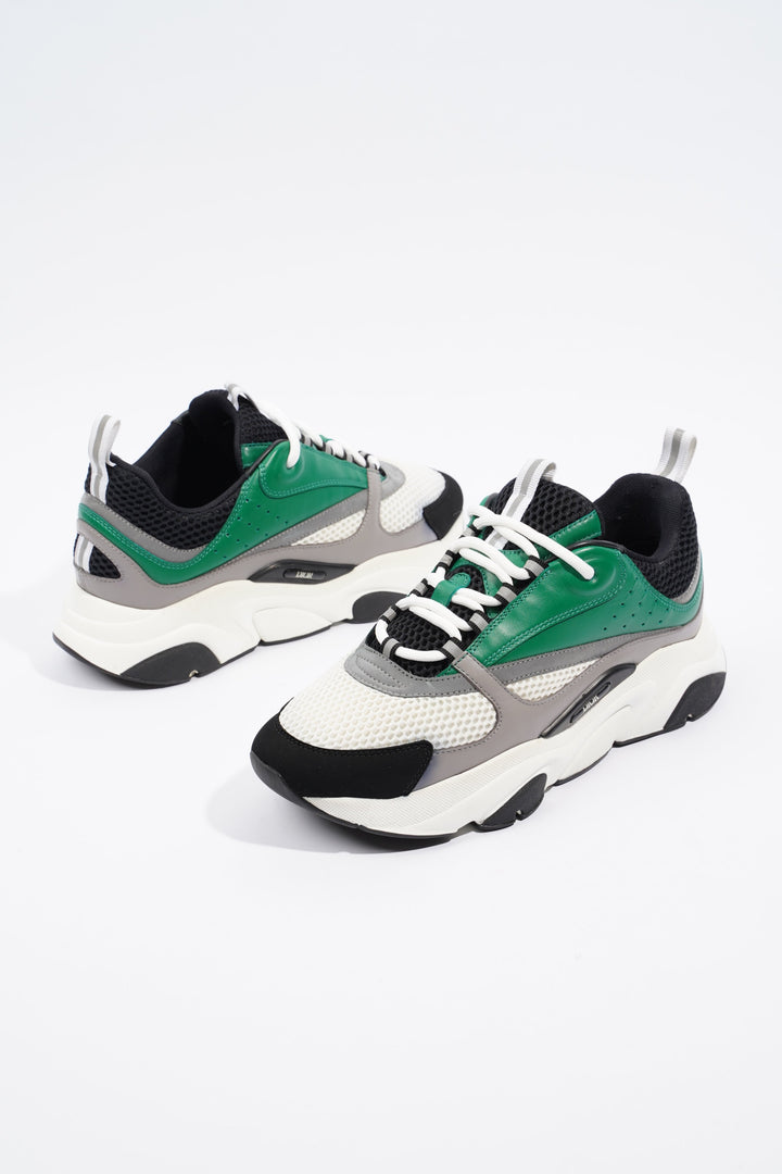 Christian Dior B22 White / Black / Green Mesh EU 41 UK 7