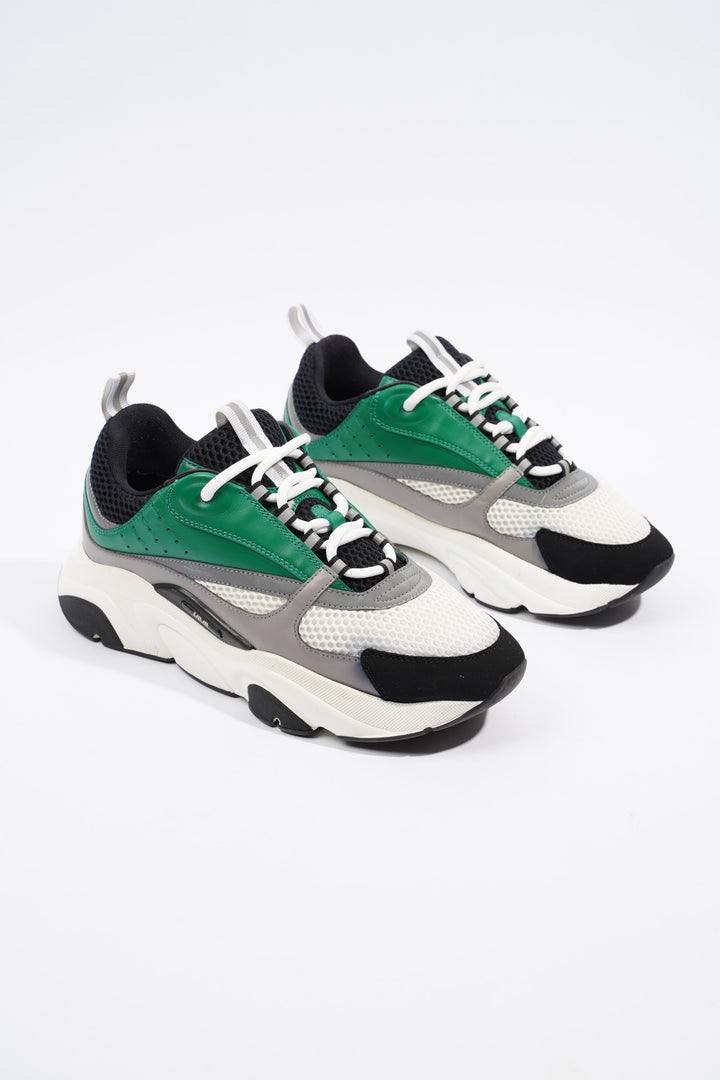 Christian Dior B22 White / Black / Green Mesh EU 41 UK 7