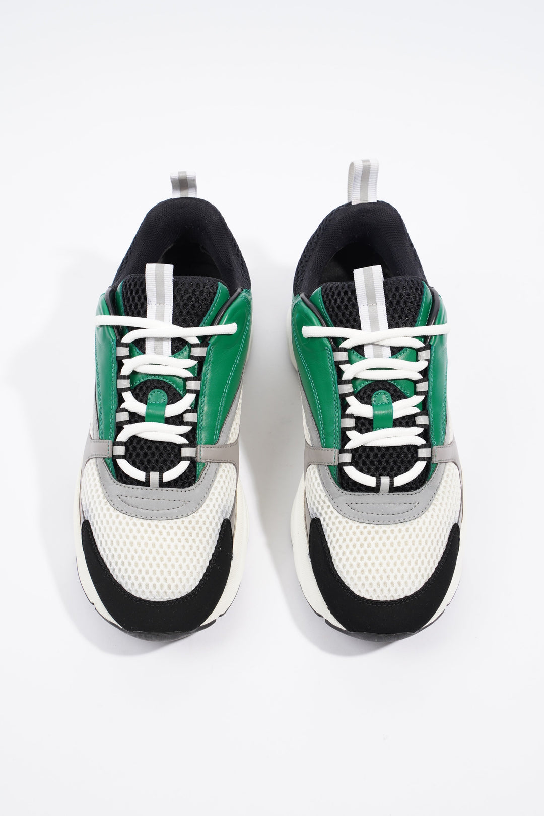 Christian Dior B22 White / Black / Green Mesh EU 41 UK 7