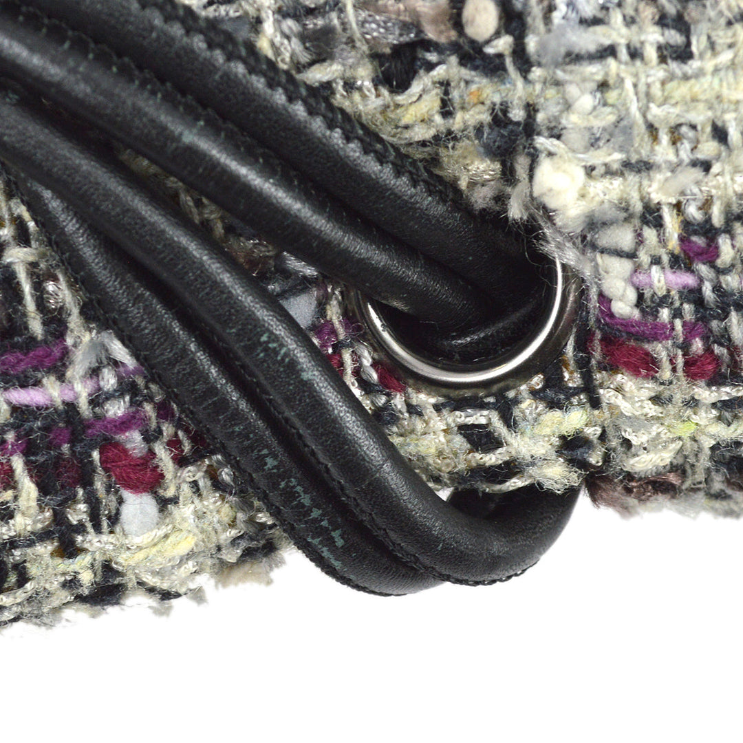 Top Quality Chanel 2006-2008 Tweed Camellia Messenger Bag