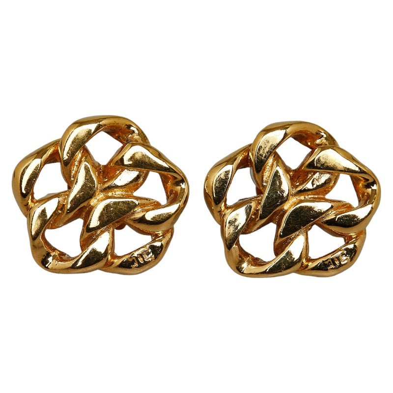 Top Quality Chanel Chain Motif Earrings Gold  Ladies Chanel
