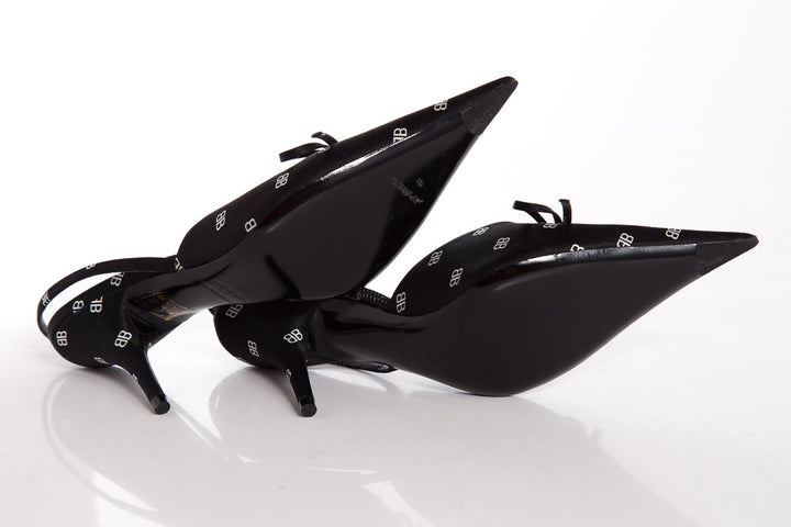 Balenciaga Black Slingback Heels SZ 36