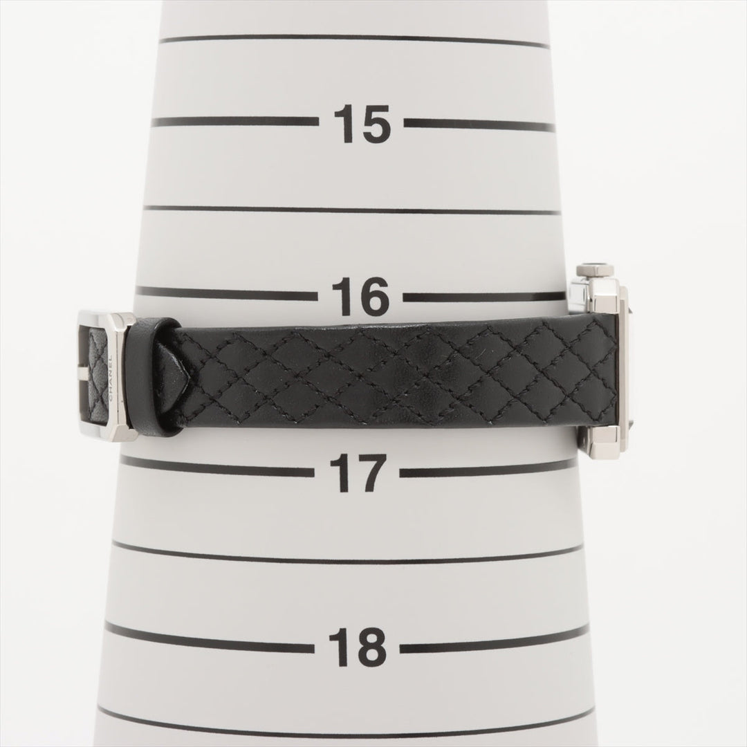 Top Quality Chanel boyfriend H6955 SS x leather QZ silver sign plate