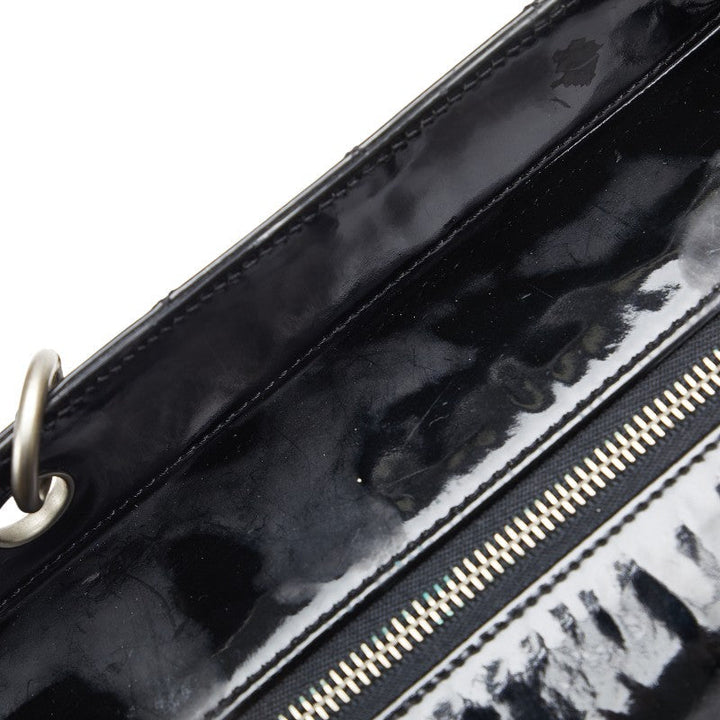 Top Quality Chanel Matrases Cocomark Chain houlder Bag Black Silver Emmeline  Chanel