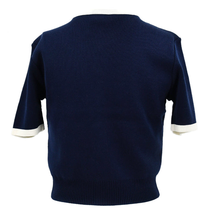 Top Quality Chanel Cardigan Navy 94P #42