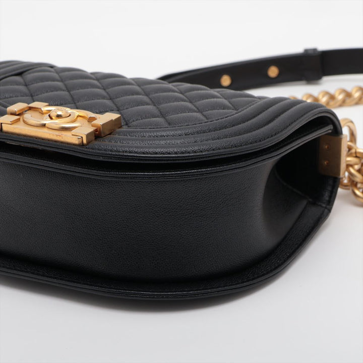 Top Quality Chanel Boy Top Quality Chanel Caviar S Chain Shoulder Bag Black G