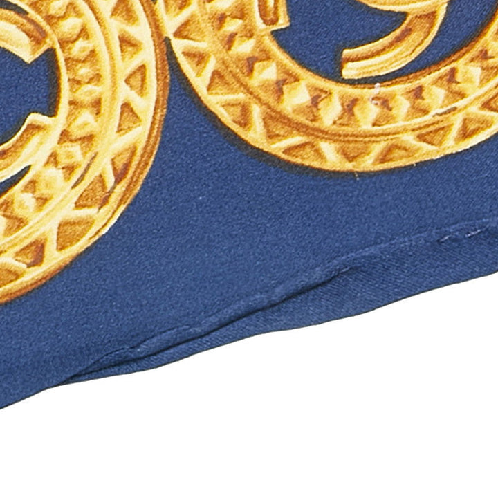 Top Quality Chanel Cocomark carf Navi Multicolor Silk  Chanel