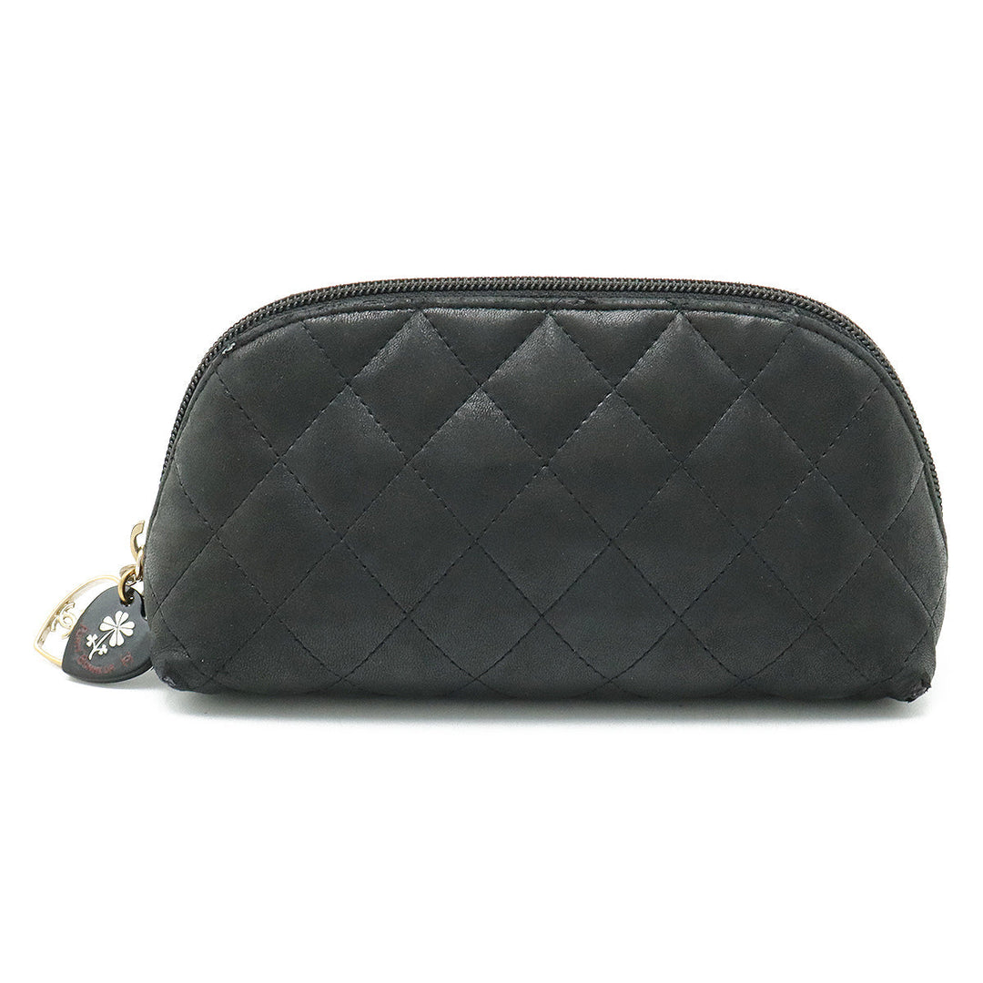 Top Quality Chanel Top Quality Chanel Mattress Cosmetics Portrait Multicosmetics Heart Clover Leather Black Black Black Black Blue/Montana Quality