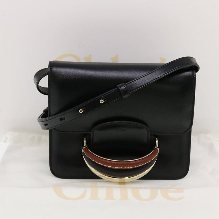 Chloe Katie Shoulder Bag Leather Black 43713A
