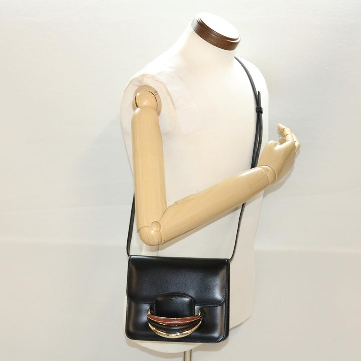 Chloe Katie Shoulder Bag Leather Black 43713A