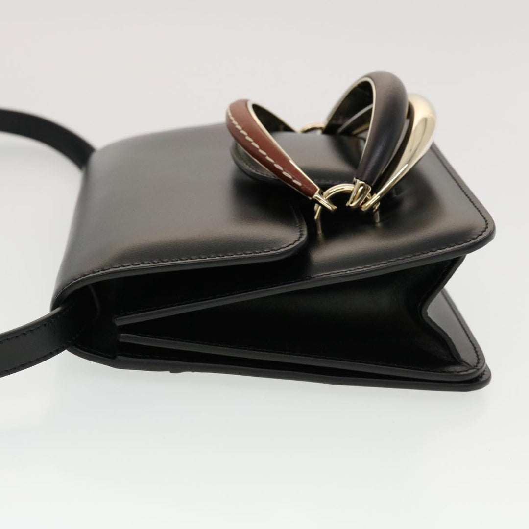 Chloe Katie Shoulder Bag Leather Black 43713A