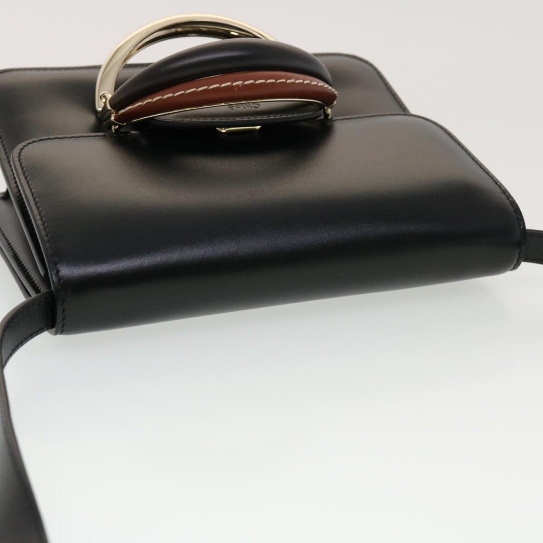 Chloe Katie Shoulder Bag Leather Black 43713A