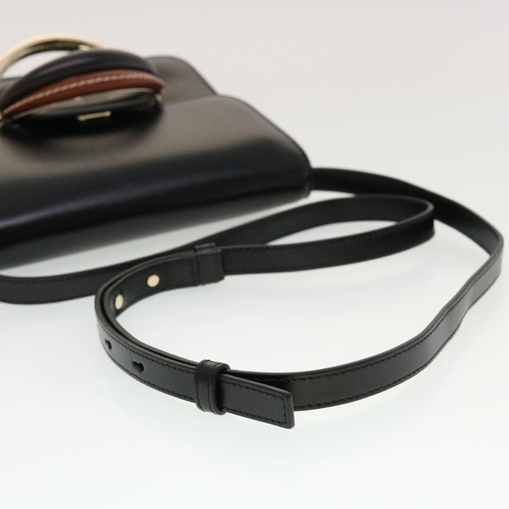 Chloe Katie Shoulder Bag Leather Black 43713A
