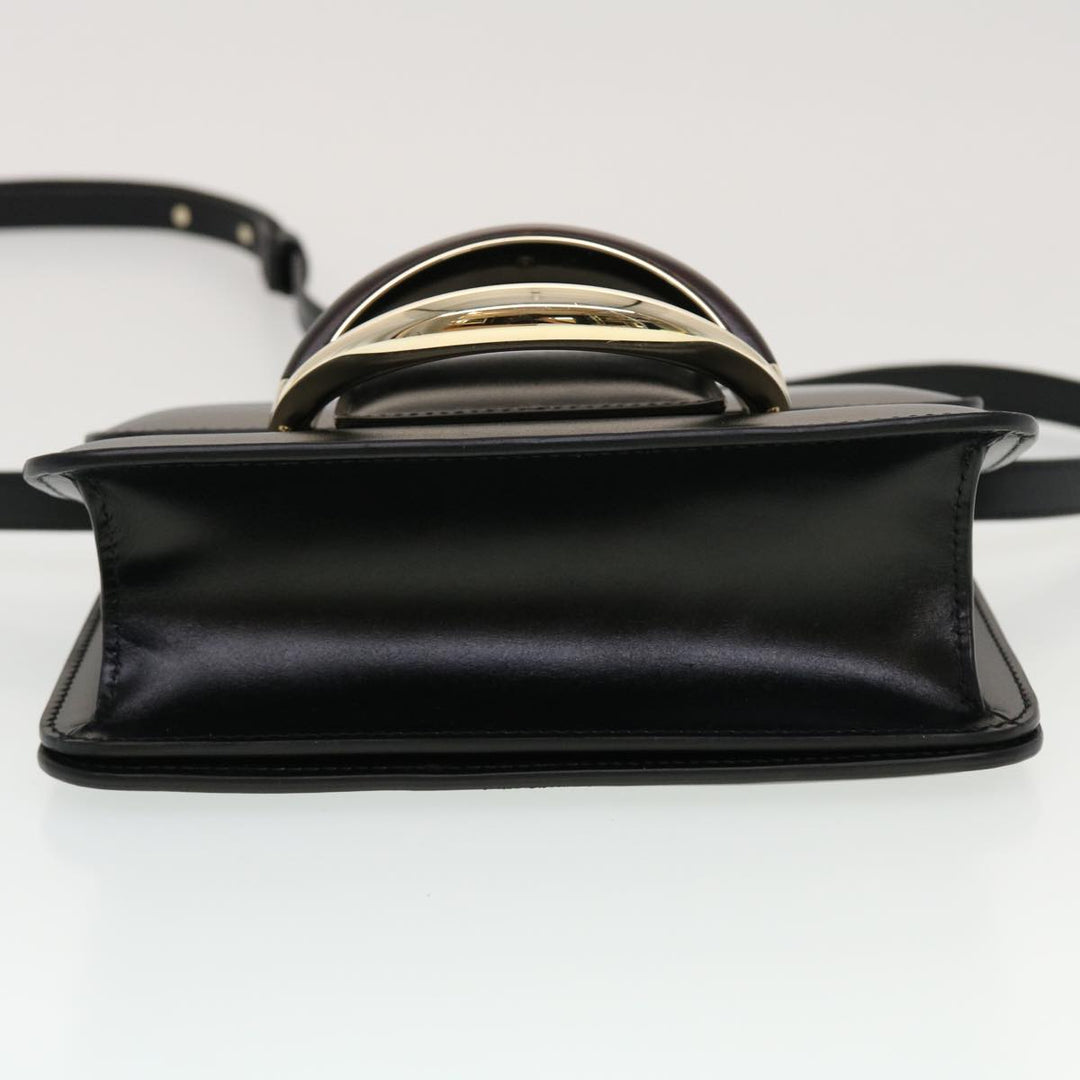 Chloe Katie Shoulder Bag Leather Black 43713A