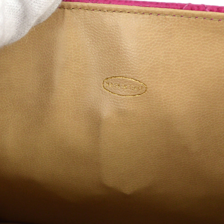 Top Quality Chanel * 1991-1994 Pink Caviar Mini Straight Flap Bag