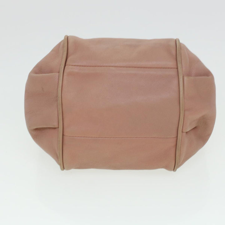 Chloe Etel Hand Bag Leather 2way Pink 04-12-50-65 43906