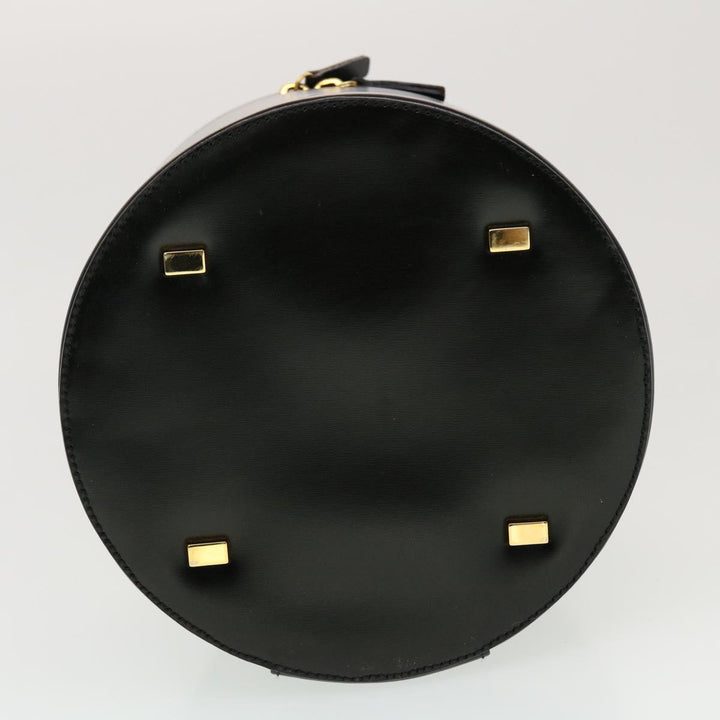 Celine Vany Cosmetic Pouch Leather Black  43930