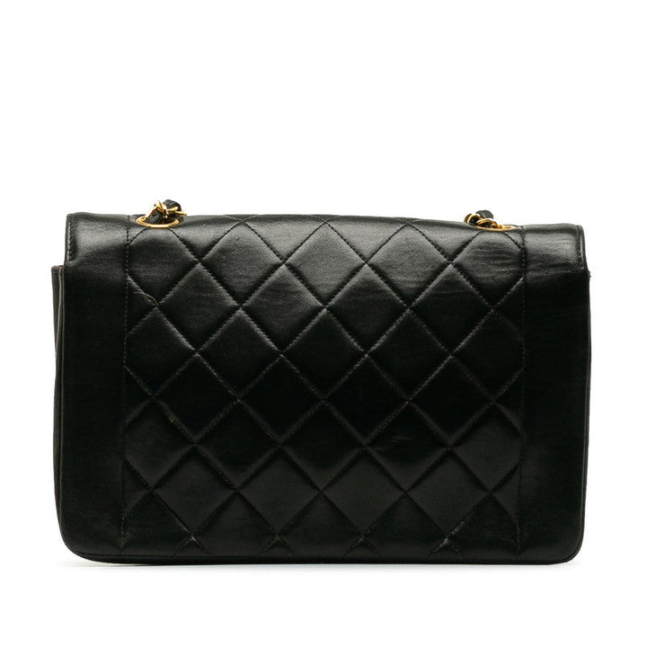 Top Quality Chanel Diana Flap Medium in Lambskin Black