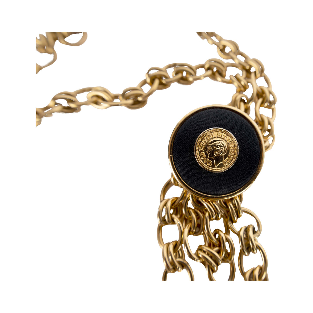 Top Quality Chanel Top Quality Chanel Vintage Brooch with Chain