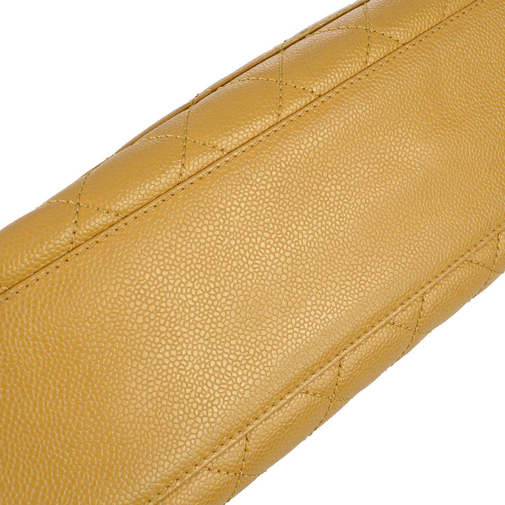 Top Quality Chanel 2004-2005 Beige Caviar Kelly Handbag