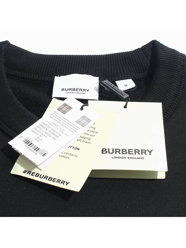 Burberry Front Logo Print Sweatshirt Black