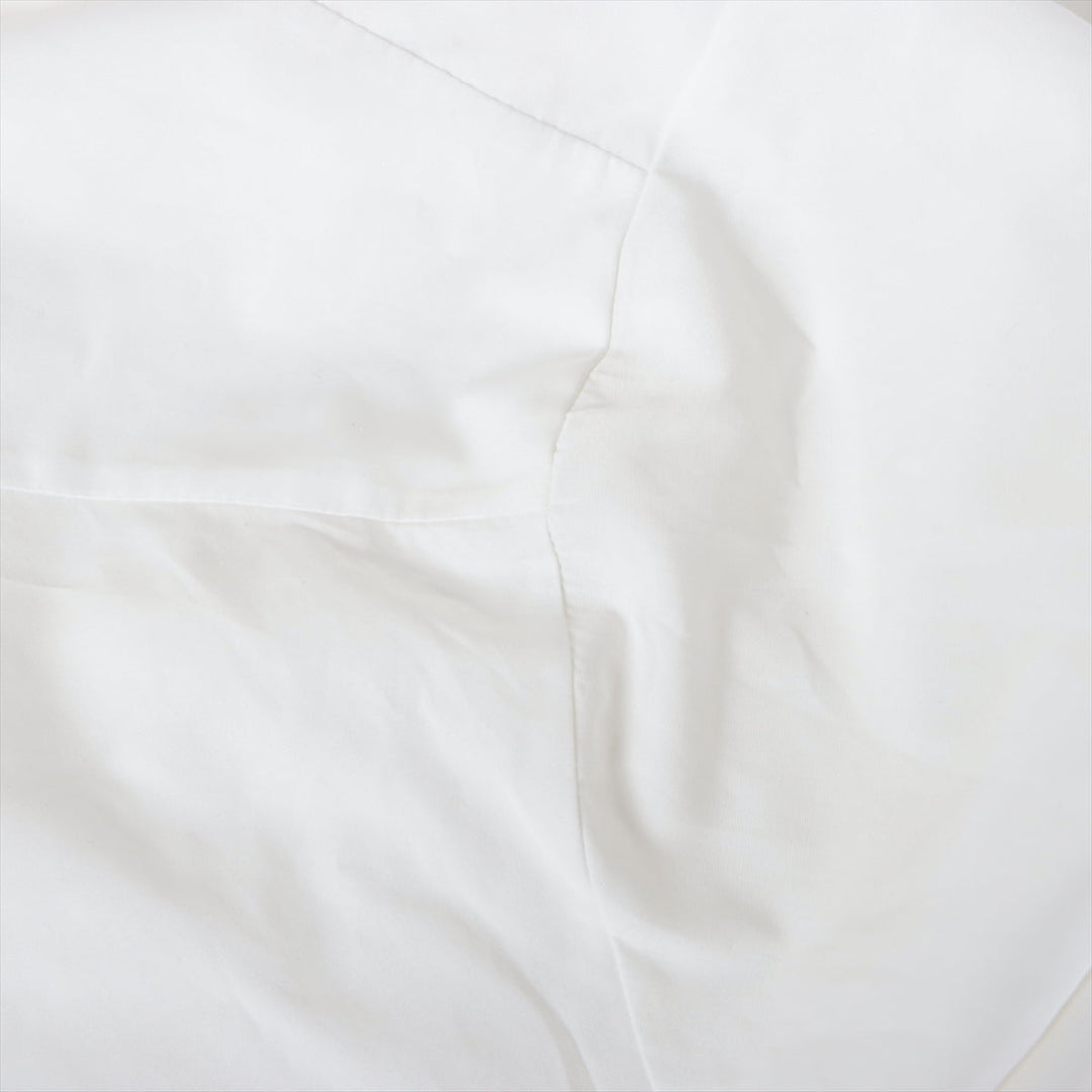 Top Quality Chanel Coconut Button Cotton X Silk  36  Black X White P73408