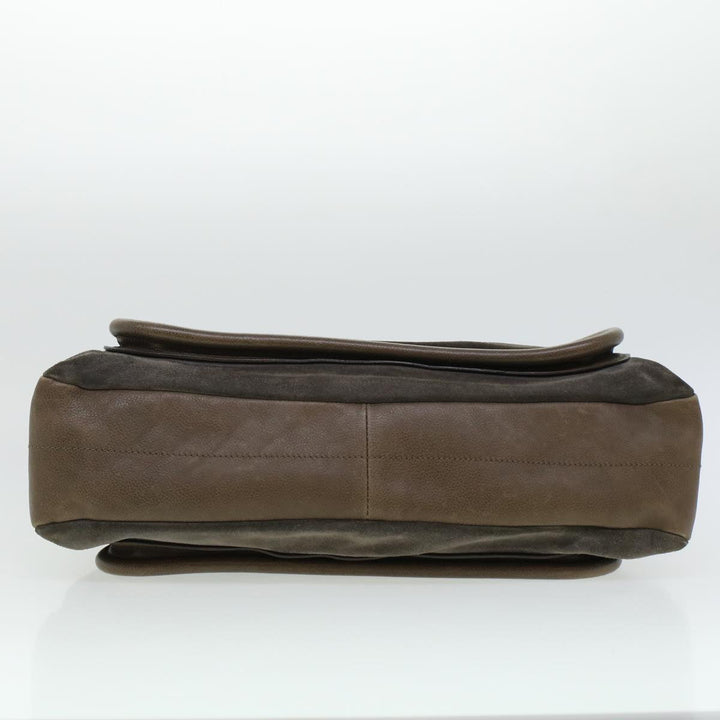 Chloe Paraty Hand Bag Leather Brown 44038