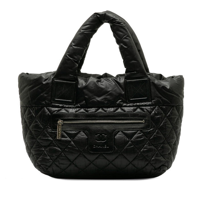 Top Quality Chanel Coca-Cola PM Coca-Cola Killing Tote Bag Black Nylon Leather  Chanel