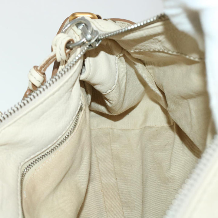 Chloe Paddington Hand Bag Leather Beige 44401