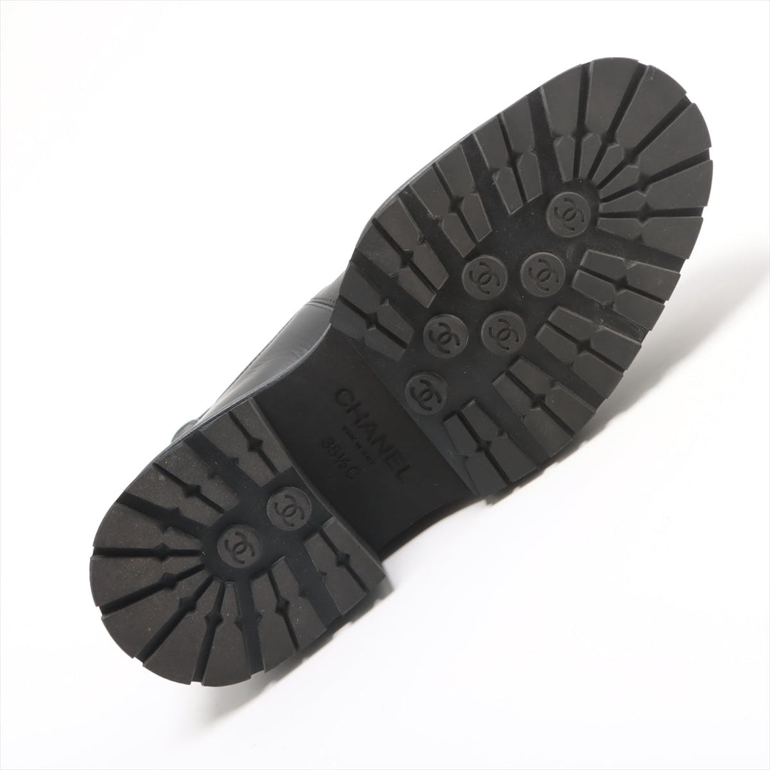 Top Quality Chanel Coco Patent Shoes 35.5  Black G39208