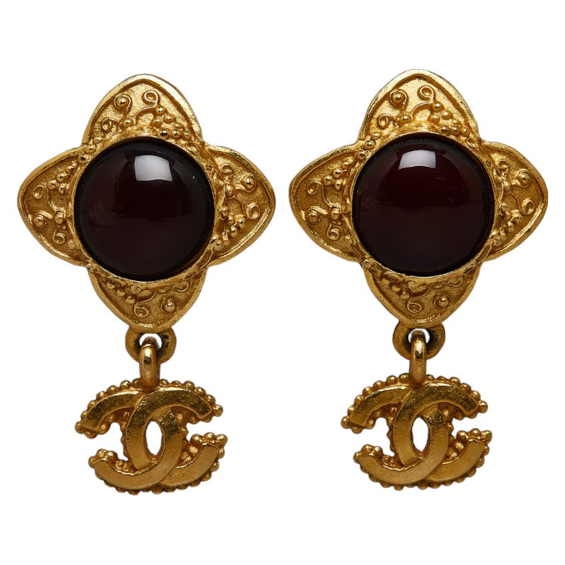 Top Quality Chanel Gripowa Cocomark Earring Gold Pearl  Ladies Chanel
