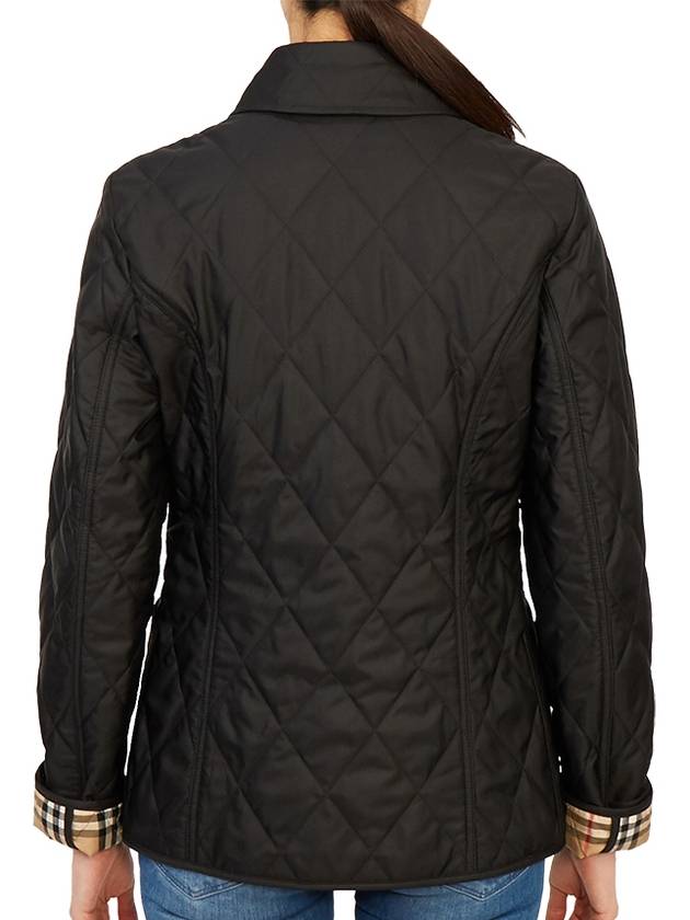Burberry Diamond Quilted Thermoregulated Jacket Black
