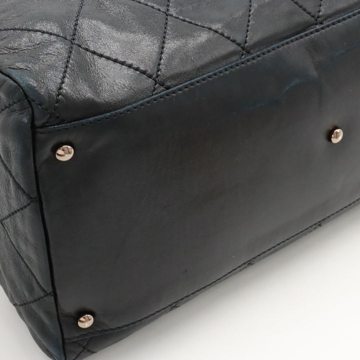 Top Quality Chanel Top Quality Chanel Cocomark Mini Boston  Bag Shoulder  Shoulder Tooth Black Black Black Blumin