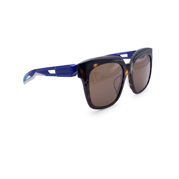 Top Quality Balenciaga Brown Triples Squared Sunglasses Bb0025Sa 55/19 135Mm