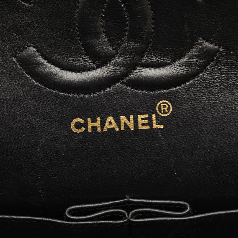 Top Quality Chanel Mattress 25 Double Flat Chain houlder Bag Black Sweater Lady Chanel