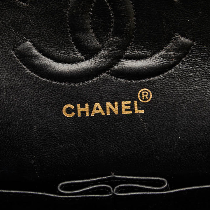 Top Quality Chanel Mattress 25 Double Flat Chain houlder Bag Black Sweater Lady Chanel