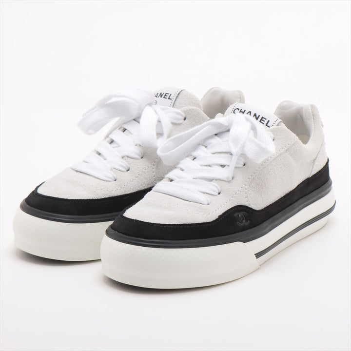 Top Quality Chanel Coco 23B  Trainers 37  Black X White G45208