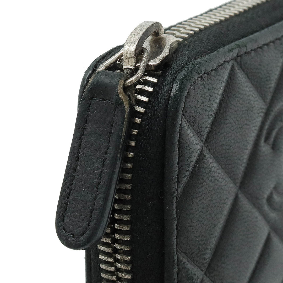 Top Quality Chanel Black Lambskin Wallet Purse