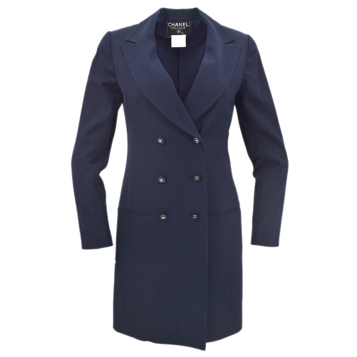 Top Quality Chanel Coat Navy #36